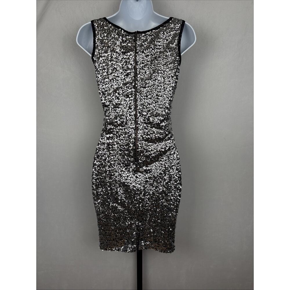 NEW Mark Wong Nark Sequin Bodycon Mini Dress Women Small Party Night Out Festive - Picture 5 of 11